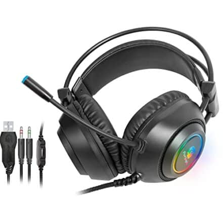 Headset Gamer RGB Crusader Preto FORTREK - Webiishop