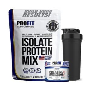 Isolate Protein Mix 900g Creatine Power Coqueteleira PROFIT LABS 0