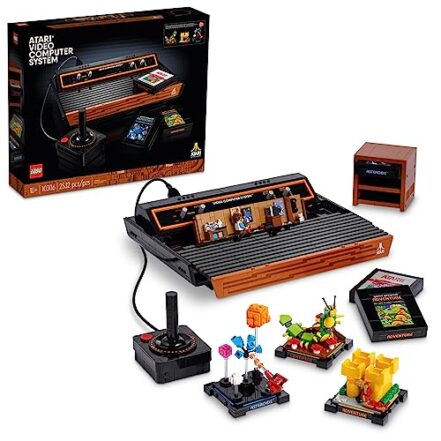 LEGO Icons Atari 2600 10306 Model Building Kit for Adults with Retro Video Game Console and Gaming Cartridge Replicas, Nostalgic 80s Gift for Gamers - Webiishop
