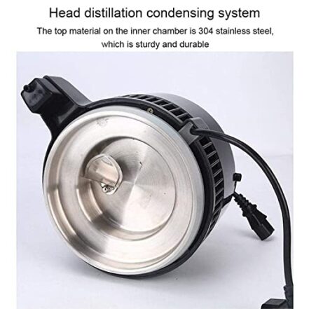 Máquina Para Fazer água Destilada 4l,Fabricante água Destilada Em Aço Inoxidável,Filtro Purificador De água Pura Doméstica 750W Com Frasco De Coleta Vidro,Temperatura Ajustável,1l/H - Webiishop