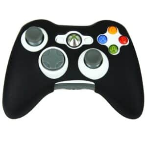 OSTENT Capa de pele protetora de silicone macio para Microsoft Xbox 360 Controller Game Color Preto 0
