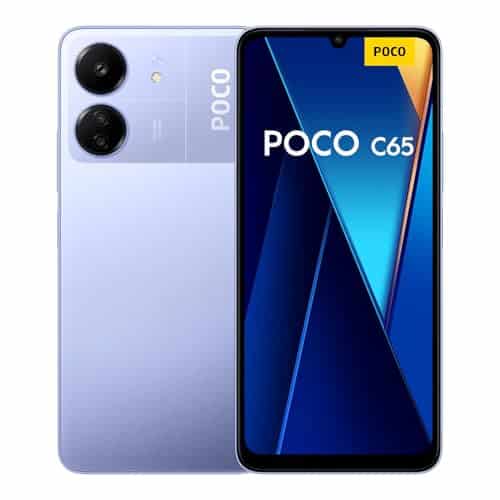POCO C65 8GB+256GB NFC MediaTek Helio G85 Octa Core 5000mAh 6.74" 90Hz HD+ display 50MP Camera Global Version (Purple) - Webiishop