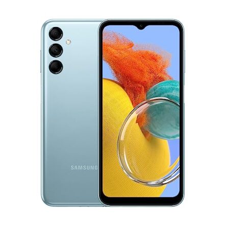 Samsung Smartphone Galaxy M14 5G, 128GB, 4GB RAM, Tela Infinita de 6.6'' Dual Chip Azul - Webiishop