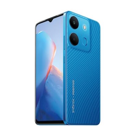 Smartphone INFINIX SMART 7, 3GB RAM 64GB Câmera Dupla 13MP, Bateria de 5000mAh, Tela 6,6” HD+, Dual Chip, Azul - Webiishop