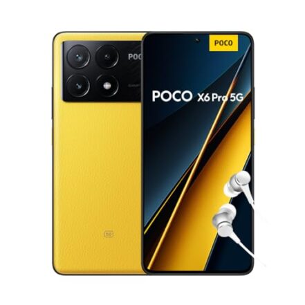 Smartphone Xiaomi POCO X6 Pro 5G 8GB+256GB NFC Dimensity 8300-Ultra 64MP triple camera 67W 120Hz AMOLED Global Version (Amarelo) - Webiishop
