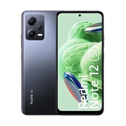 Smartphone Xiaomi Redmi Note 12 5G 128gb 4GB RAM Matte Black - Versão Indiana - Webiishop