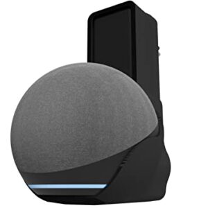 Suporte Splin All In One Tomada Para Smart Speaker Alexa Echo Dot 5 ou 4 Amazon Modelo Compacto 30 preto 0