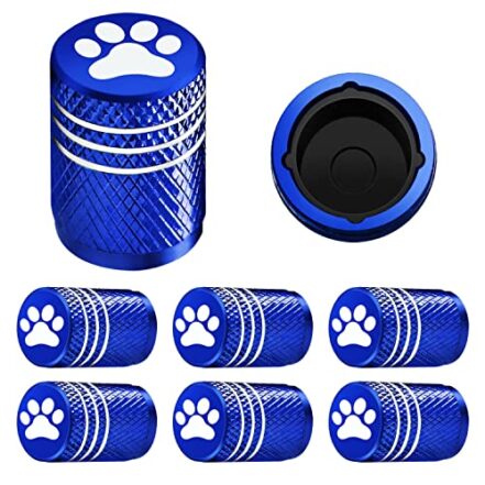 Tampas de haste de válvula de pneu de carro, pacote com 8 unidades, resistente à corrosão, à prova de vazamento, liga anodizada, universal, para carro, bicicleta, caminhão, motocicleta, SUV - Webiishop