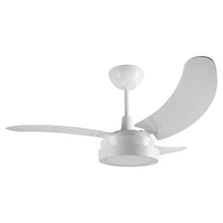 Ventilador Búzios Max Com Lustre LED 3P, Tron, Branco, 127 V - Webiishop
