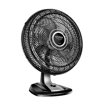 Ventilador Mondial, Turbo 8 Pás - 50cm, 220V, Preto, 150W - VTX-50-8P 220V - Webiishop