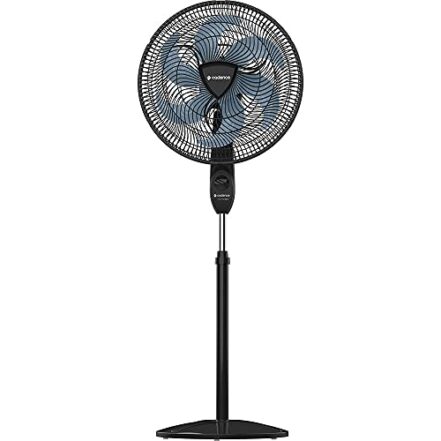 Ventilador de Coluna Cadence Eros Turbo, 110V, Preto e Azul, VTR869 - Webiishop