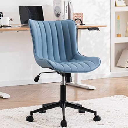 YOUNIKE Cadeira de escritório de couro sintético cadeira de mesa giratória altura ajustável - Webiishop