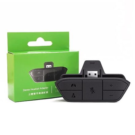 Yoidesu Adaptador de fone de ouvido estéreo para controle Xbox One e microfone de bate-papo e - Webiishop