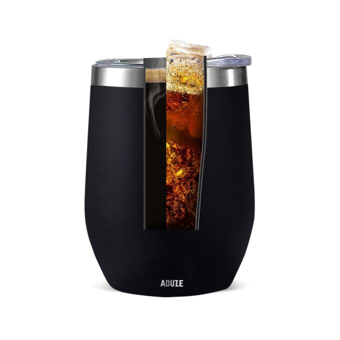 Copo Térmico Aduze Cuia Classic Pai Promovido Preto 300ml - Imagem 4